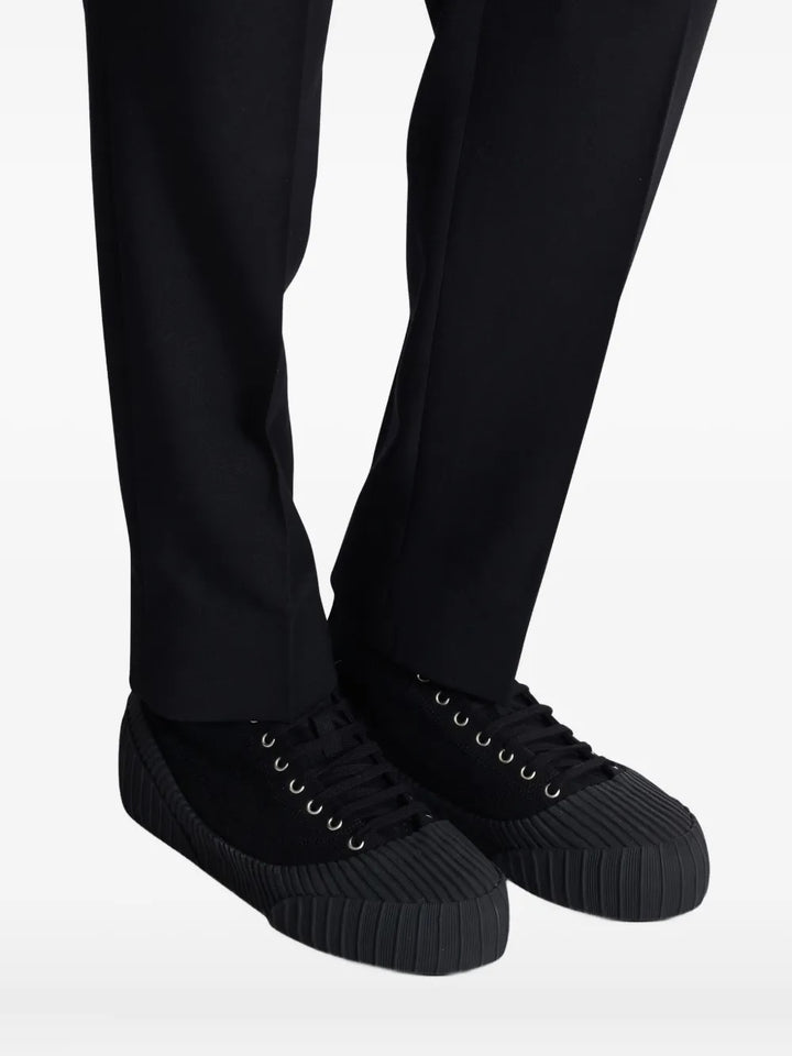 BALMAIN LOGO PATCH RIFF LOW MEN&