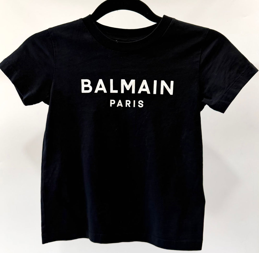 BALMAIN KIDS LOGO PRINT T-SHIRT
