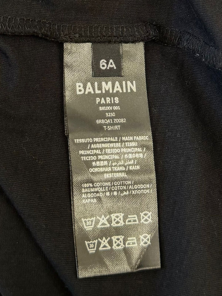 BALMAIN KIDS LOGO PRINT T-SHIRT