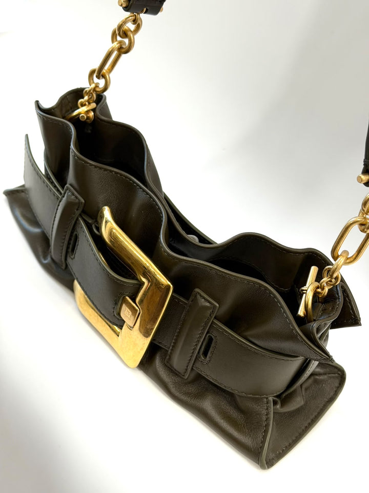 BALMAIN MINI ANTHEM SHOULDER BAG