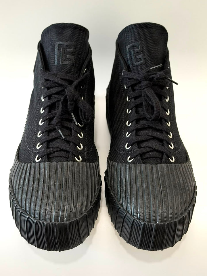 BALMAIN LOGO PATCH RIFF LOW MEN&