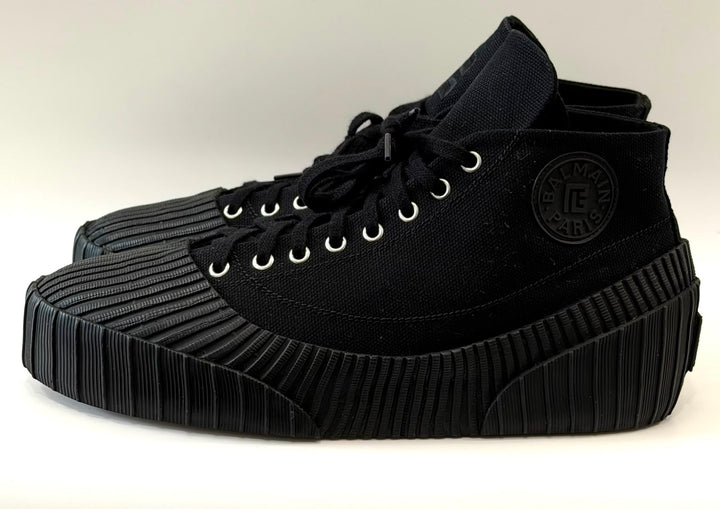 BALMAIN LOGO PATCH RIFF LOW MEN&