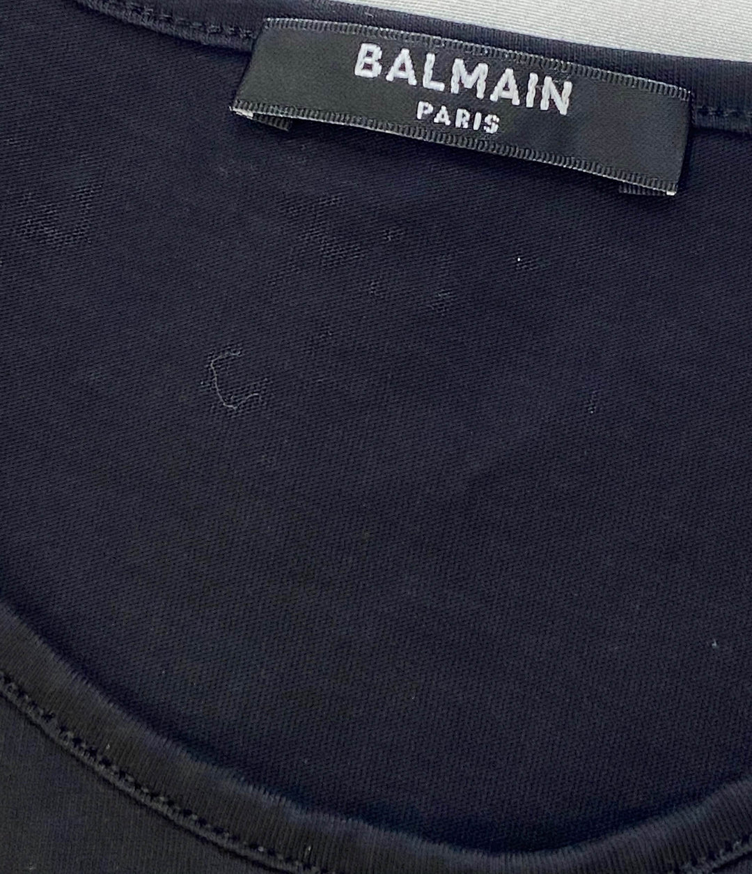 BALMAIN ECO-DESIGNED 3 BUTTON LOGO PRINT T-SHIRT