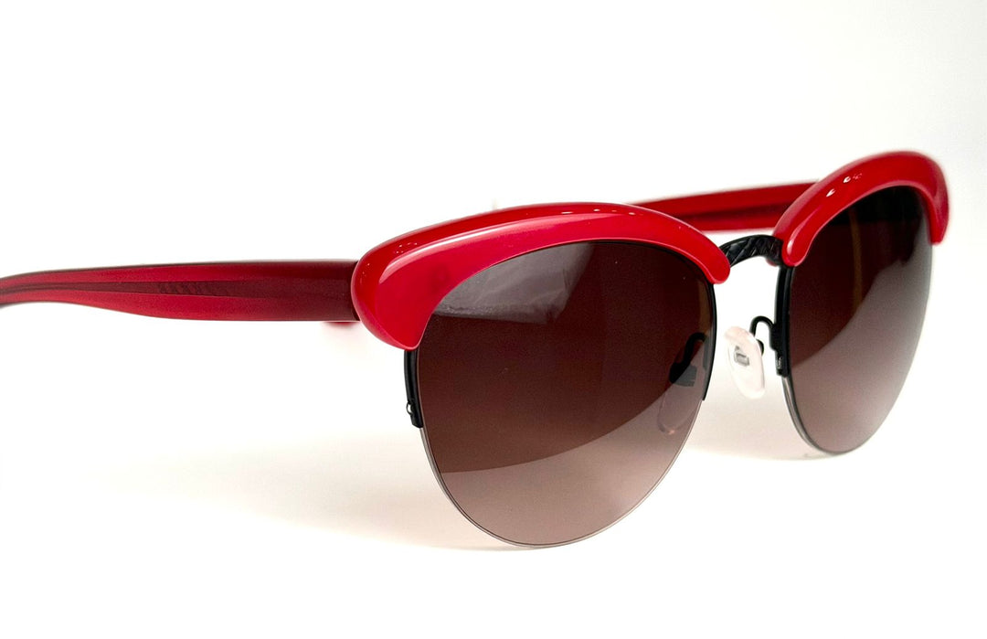 BOTTEGA VENETA BV S-K81 RIMLESS CAT EYE SUNGLASSES