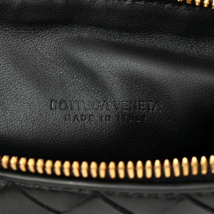 BOTTEGA VENETA CALFSKIN LEATHER INTRECCIATO MINI WALLACE BAG