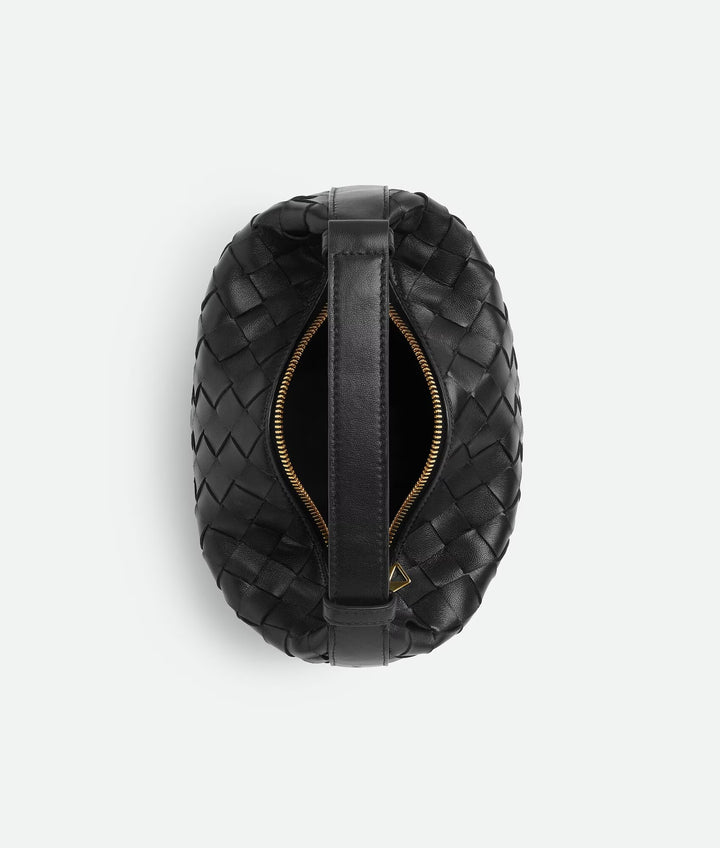 BOTTEGA VENETA CALFSKIN LEATHER INTRECCIATO MINI WALLACE BAG