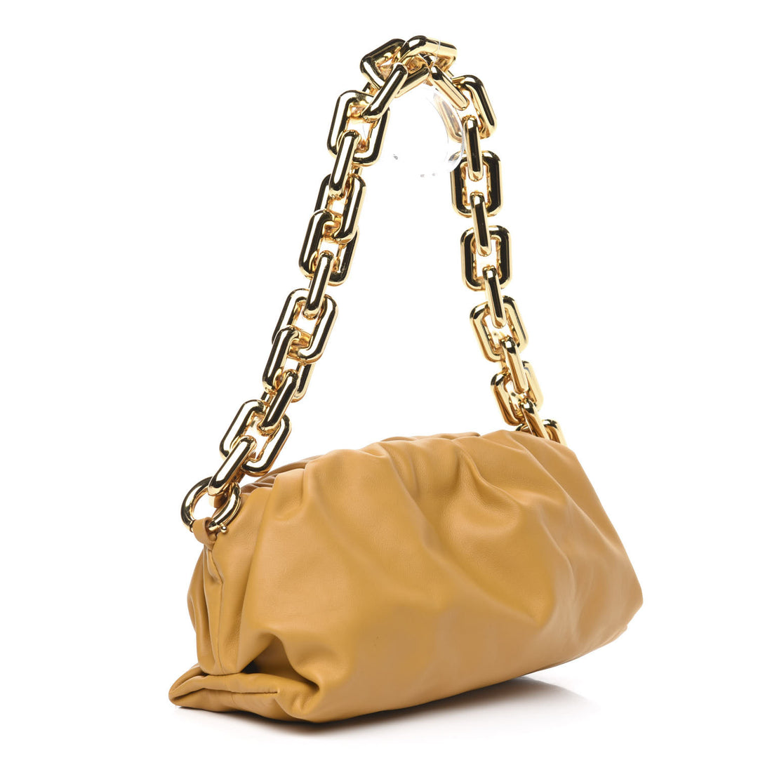 BOTTEGA VENETA CALFSKIN LEATHER THE CHAIN POUCH BAG