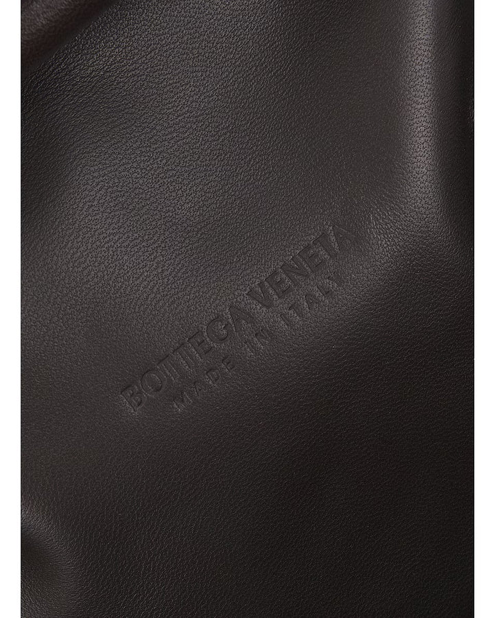 BOTTEGA VENETA LAUREN 1980 TEEN NAPPA LEATHER CLUTCH WITH CHAIN