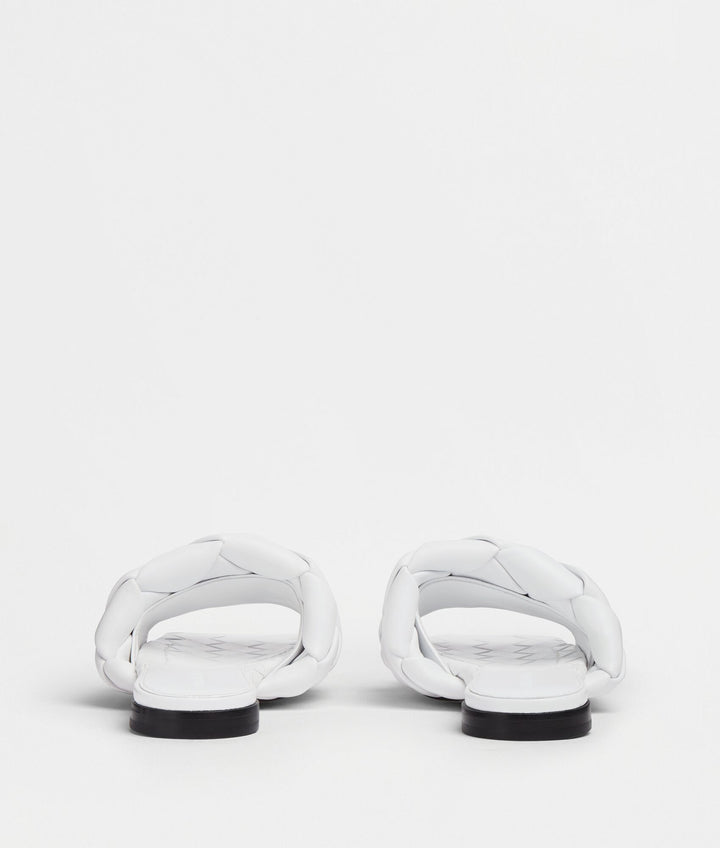BOTTEGA VENETA LIDO NAPPA LEATHER FLAT MULES