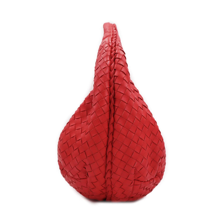BOTTEGA VENETA NAPPA LEATHER INTRECCIATO MEDIUM BELLY VENETA HOBO BAG