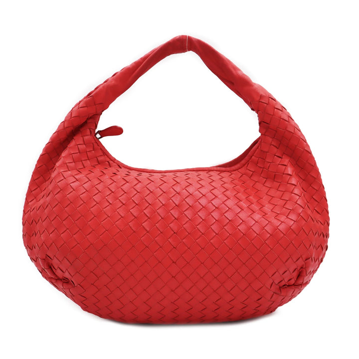 BOTTEGA VENETA NAPPA LEATHER INTRECCIATO MEDIUM BELLY VENETA HOBO BAG