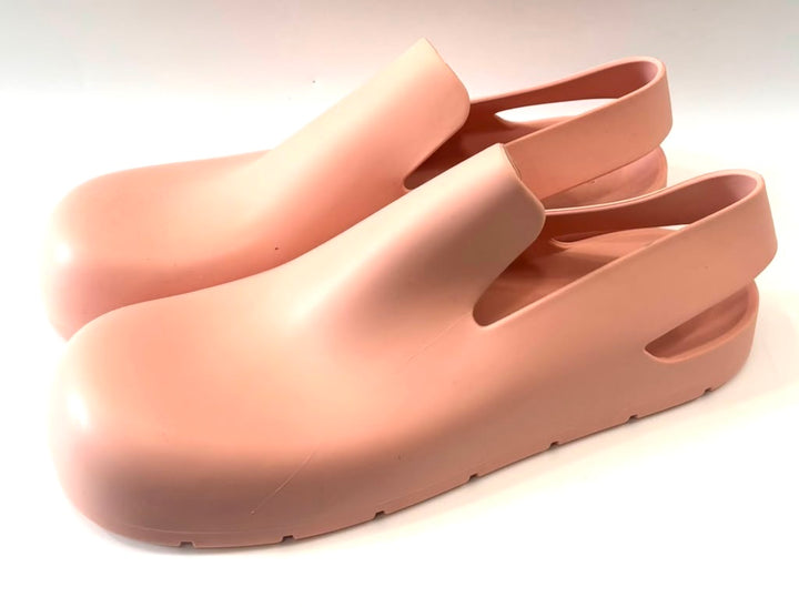 BOTTEGA VENETA PUDDLE SLINGBACK RUBBER SANDALS