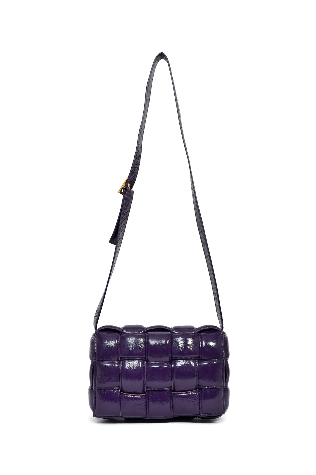 BOTTEGA VENETA TEXTURED DEERSKIN MAXI INTRECCIATO PADDED CASSETE BAG