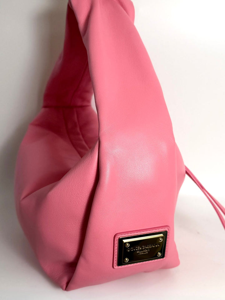 BOTTEGA VENETA CALFSKIN MINI DOUBLE KNOT HANDBAG