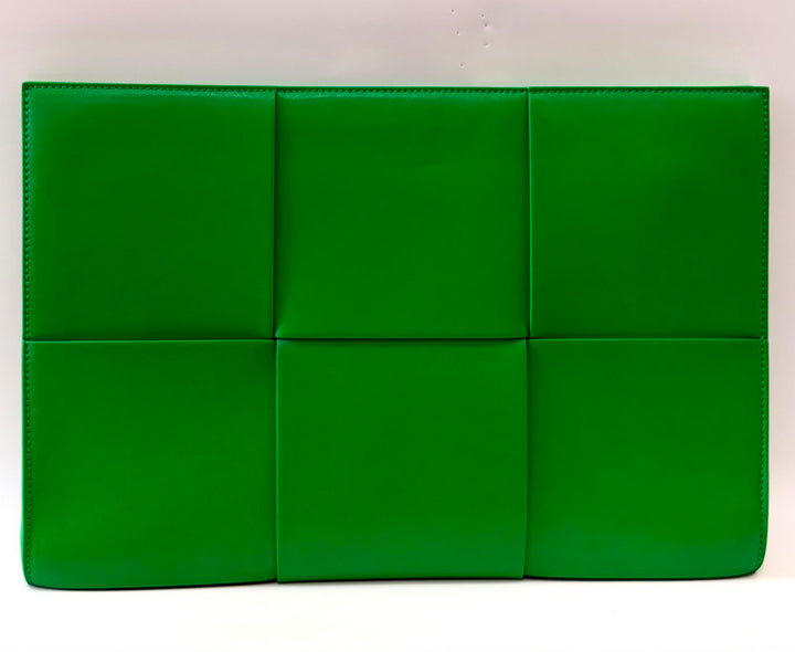 BOTTEGA VENETA INTRECCIATO ARCO NAPPA LEATHER DOCUMENT CASE