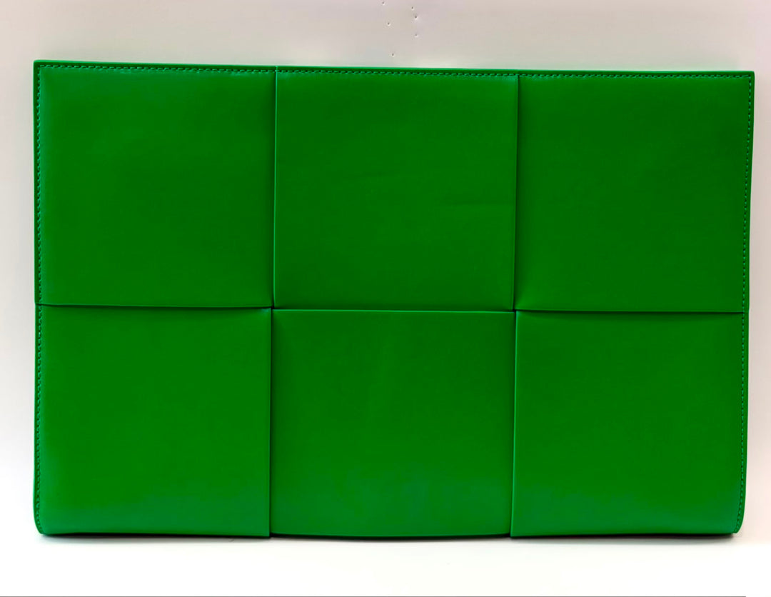 BOTTEGA VENETA INTRECCIATO ARCO NAPPA LEATHER DOCUMENT CASE