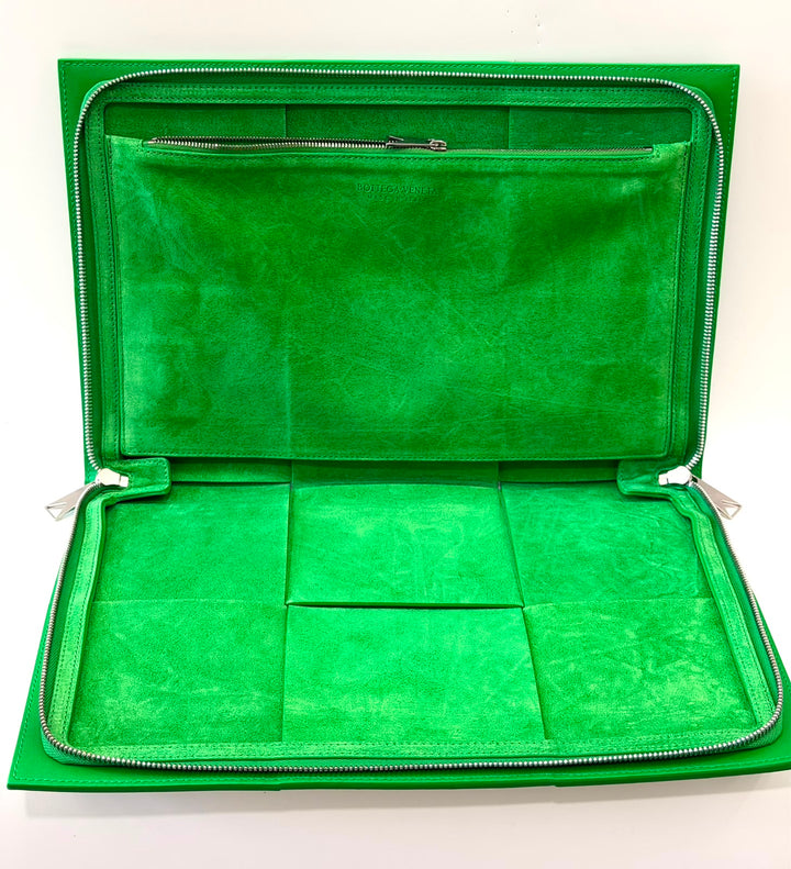 BOTTEGA VENETA INTRECCIATO ARCO NAPPA LEATHER DOCUMENT CASE