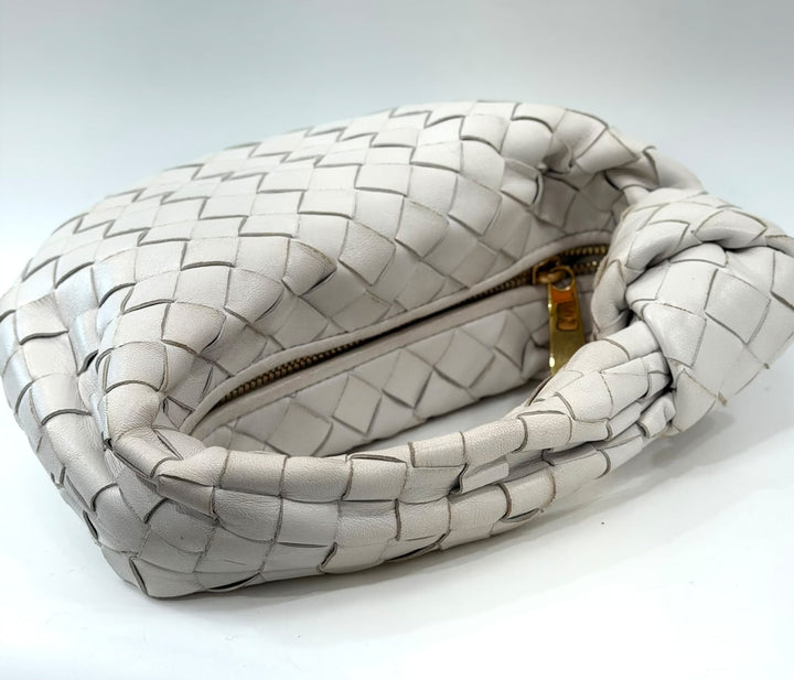 BOTTEGA VENETA INTRECCIATO MINI JODIE NAPPA LEATHER HANDBAG