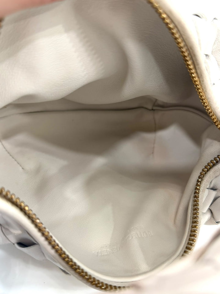 BOTTEGA VENETA INTRECCIATO MINI JODIE NAPPA LEATHER HANDBAG