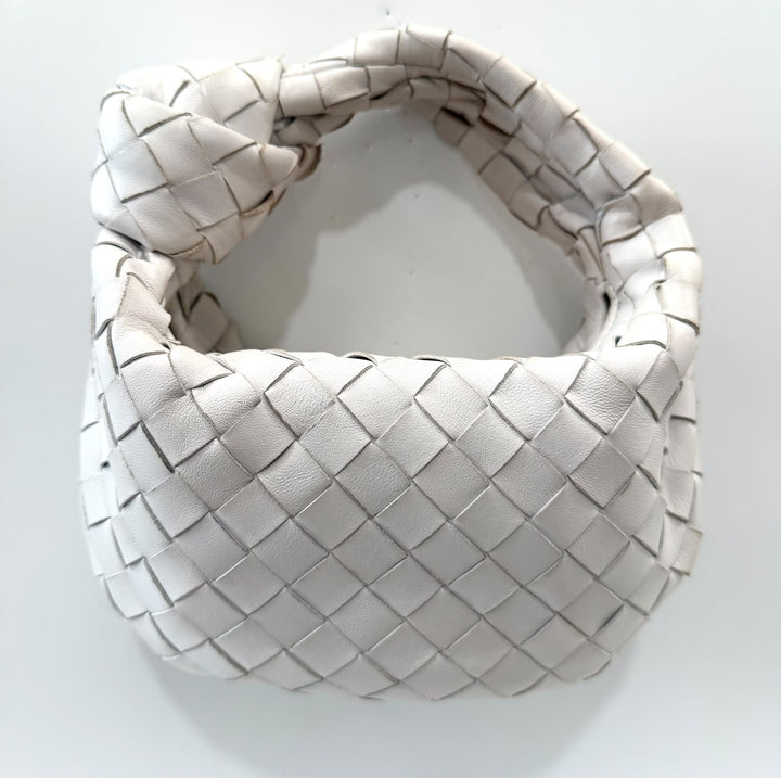 BOTTEGA VENETA INTRECCIATO MINI JODIE NAPPA LEATHER HANDBAG