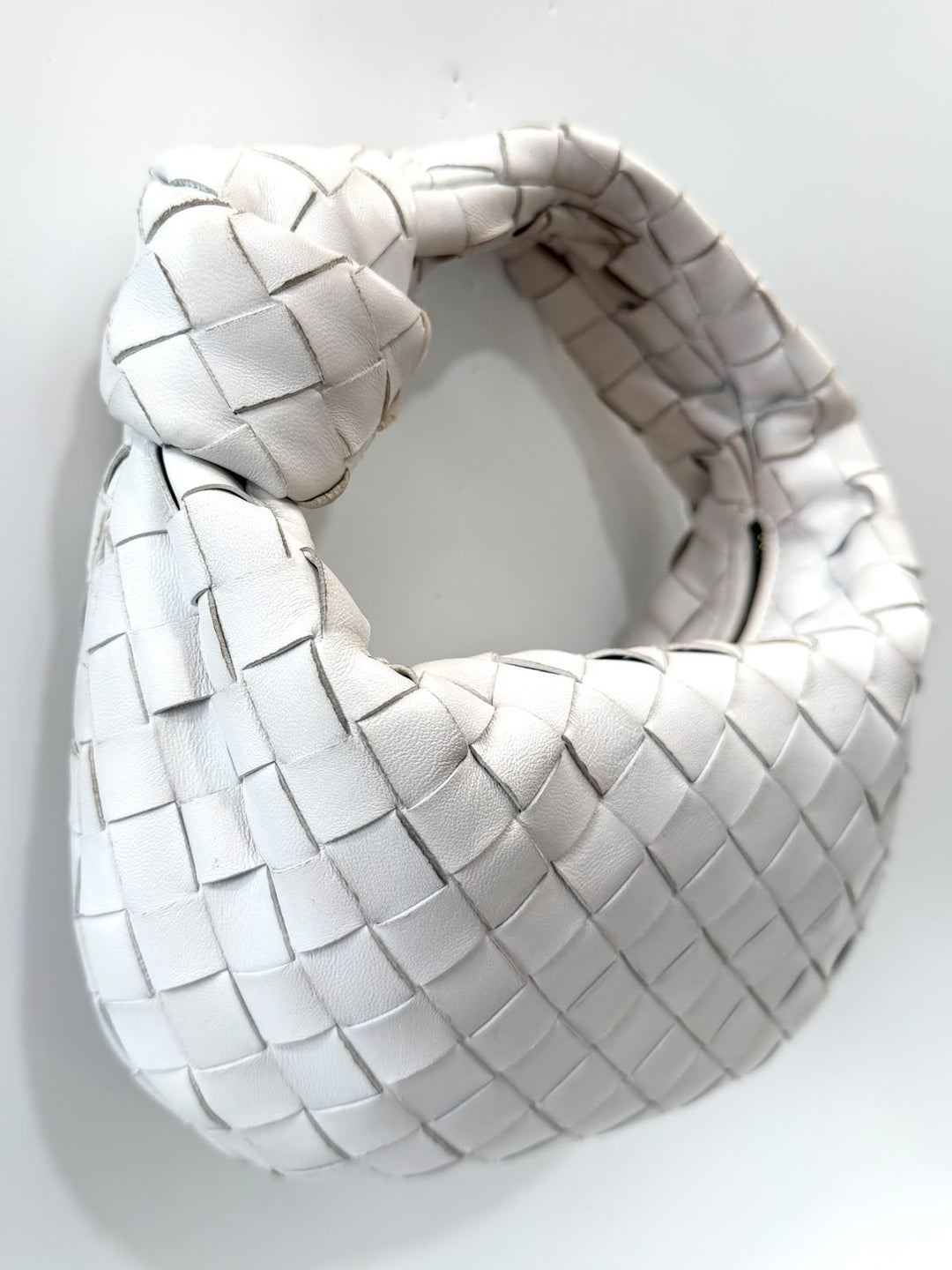 BOTTEGA VENETA INTRECCIATO MINI JODIE NAPPA LEATHER HANDBAG