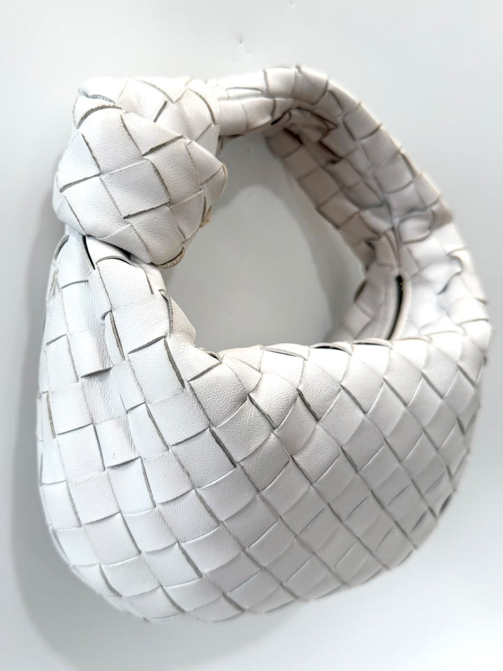 BOTTEGA VENETA INTRECCIATO MINI JODIE NAPPA LEATHER HANDBAG