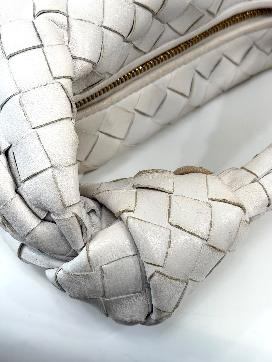 BOTTEGA VENETA INTRECCIATO MINI JODIE NAPPA LEATHER HANDBAG