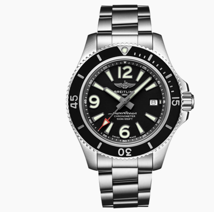 BREITLING SUPEROCEAN AUTOMATIC STAINLESS STEEL 42MM WATCH A17367