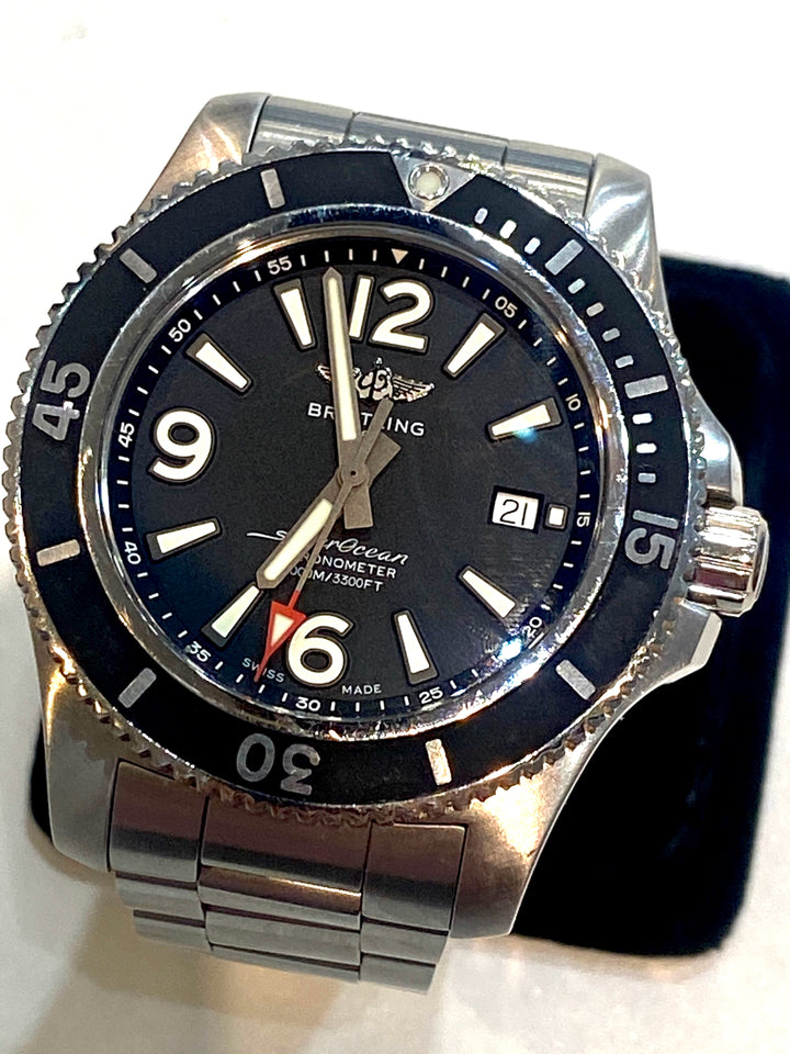 BREITLING SUPEROCEAN AUTOMATIC STAINLESS STEEL 42MM WATCH A17367