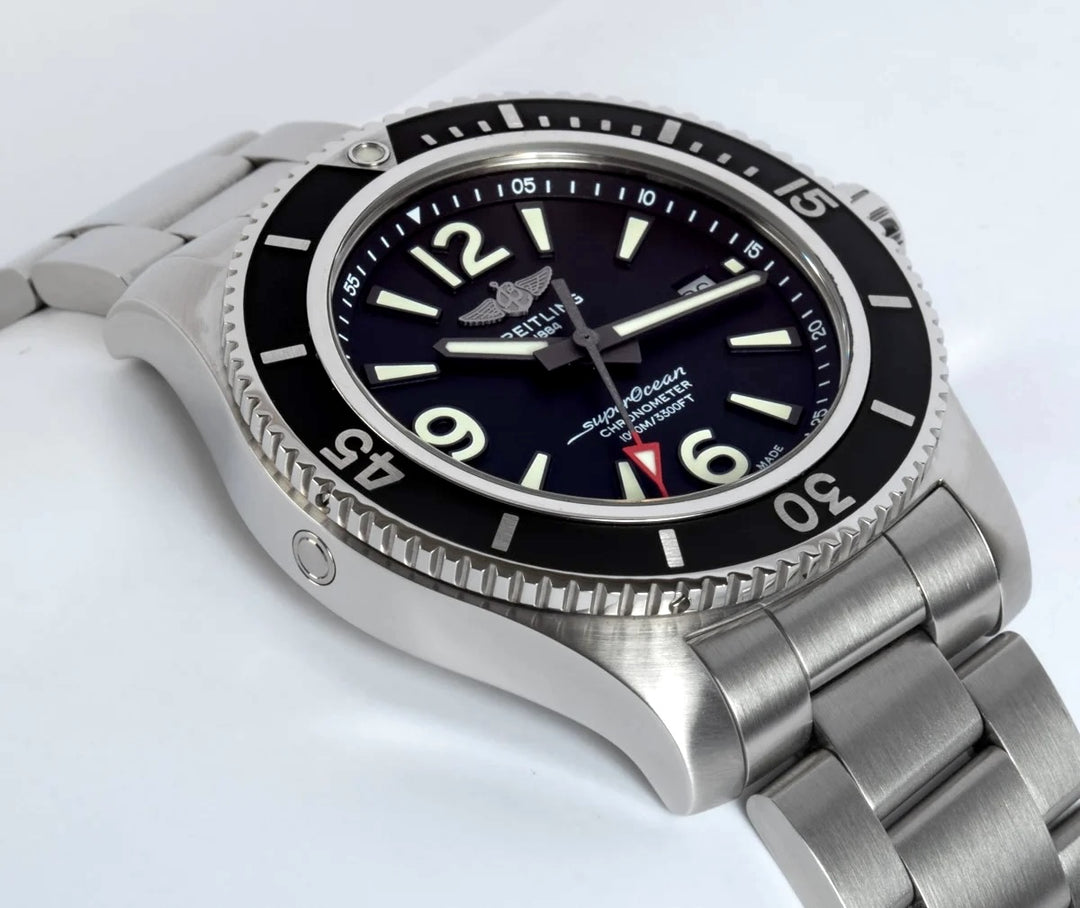 BREITLING SUPEROCEAN AUTOMATIC STAINLESS STEEL 42MM WATCH A17367