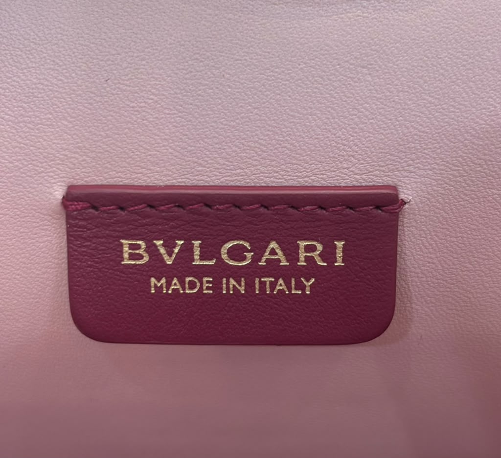 BVLGARI SERPENTINE FOREVER CALFSKIN LEATHER CLUTCH BAG