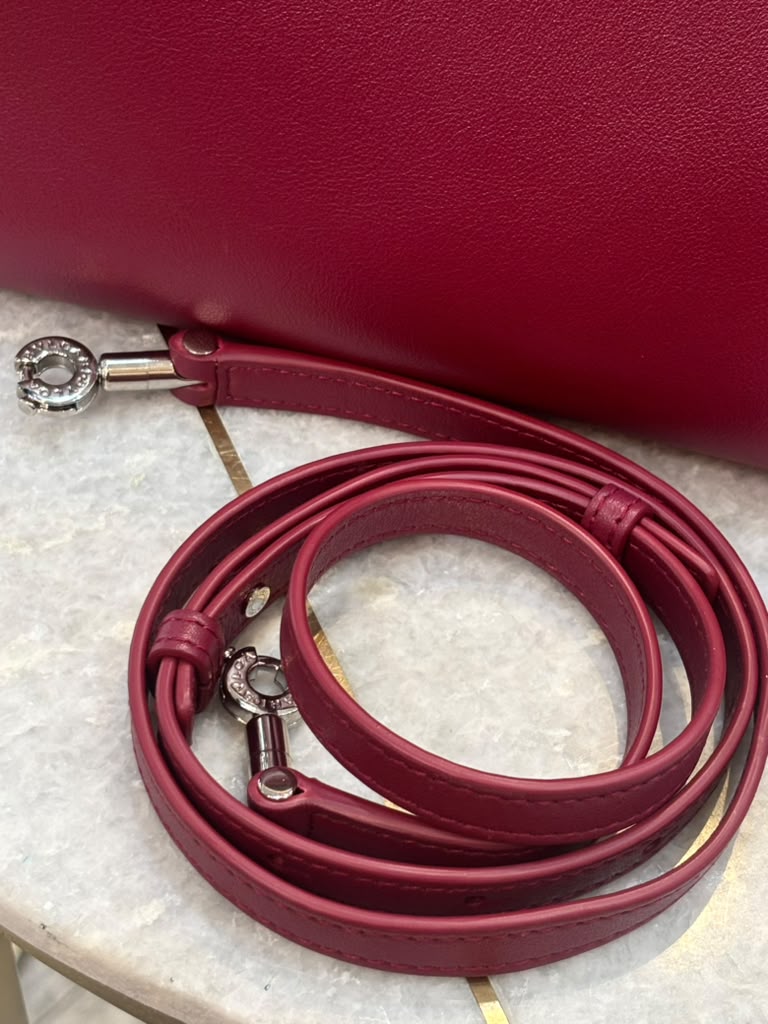 BVLGARI SERPENTINE FOREVER CALFSKIN LEATHER CLUTCH BAG