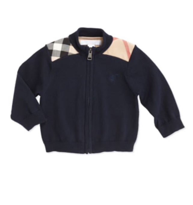 BURBERRY BABY NOVA CHECK ZIP UP JACKET