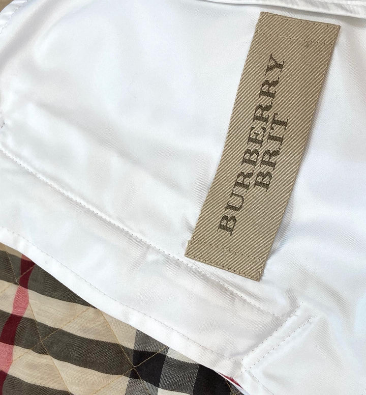 BURBERRY BRIT DIAMOND QUILTED NOVA CHECK JACKET