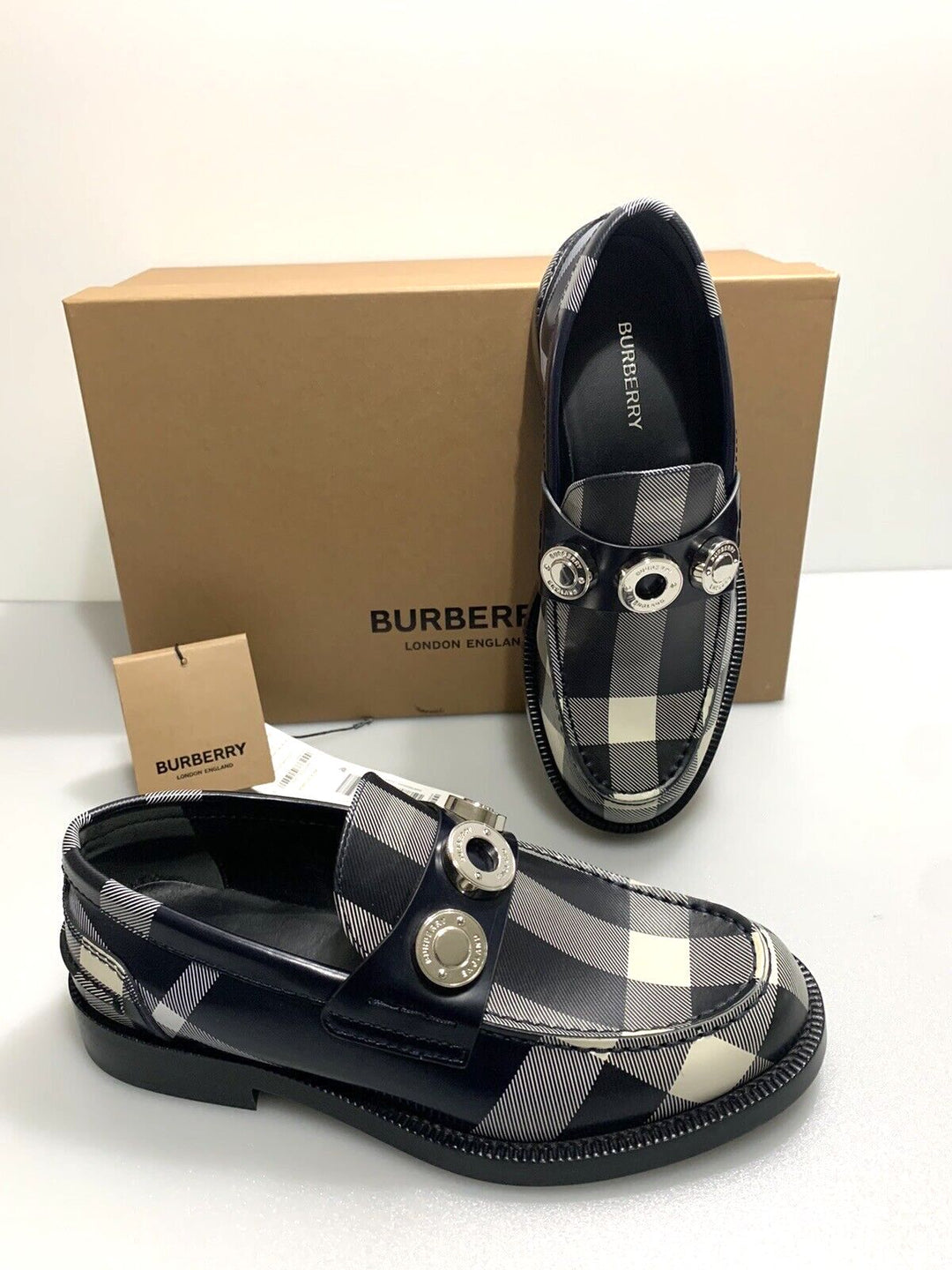 BURBERRY BROADBROOK CHECK LADIES LOAFERS