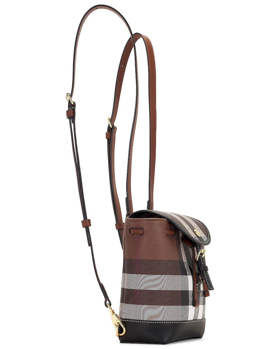 burberry cherry mini backpack BURBERRY BROWN CHECK MICRO BACKPACK – Caroline's Fashion Luxuries