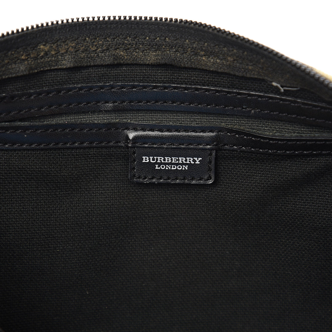BURBERRY CANVAS GOUSE CHECK BOSTON HANDBAG – Caroline's Fashion