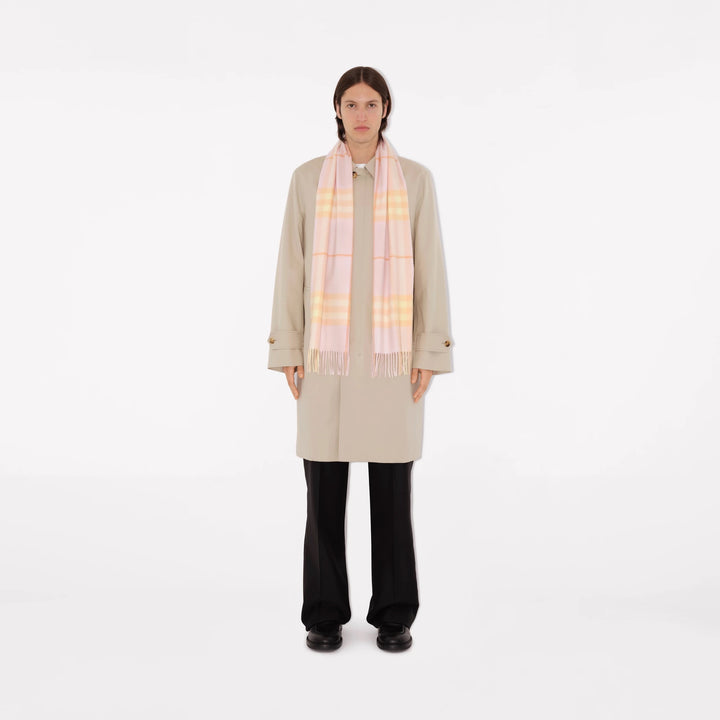 BURBERRY CHECK CASHMERE SCARF