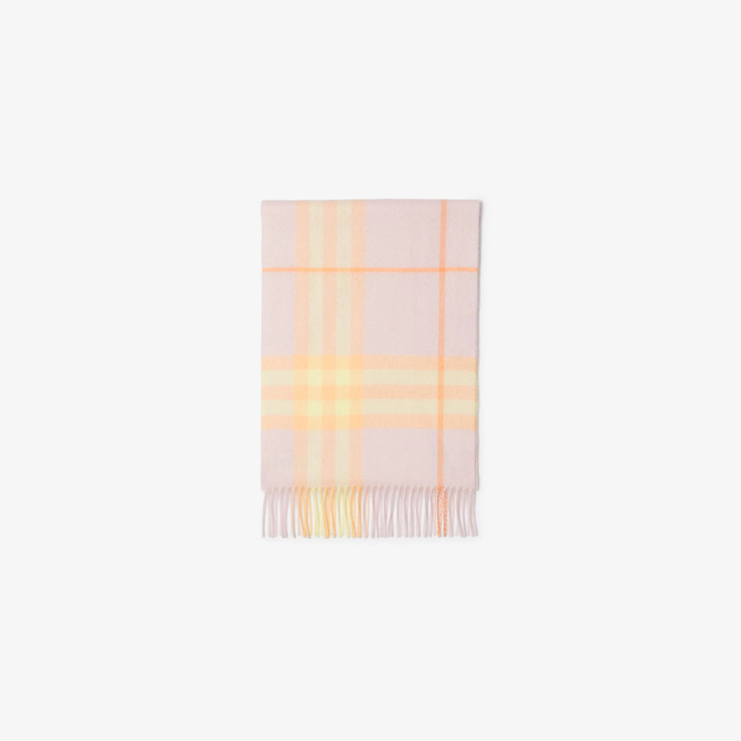 BURBERRY CHECK CASHMERE SCARF