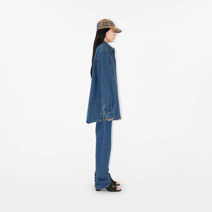BURBERRY HOUSE CHECK COTTON UNISEX BASEBALL CAP