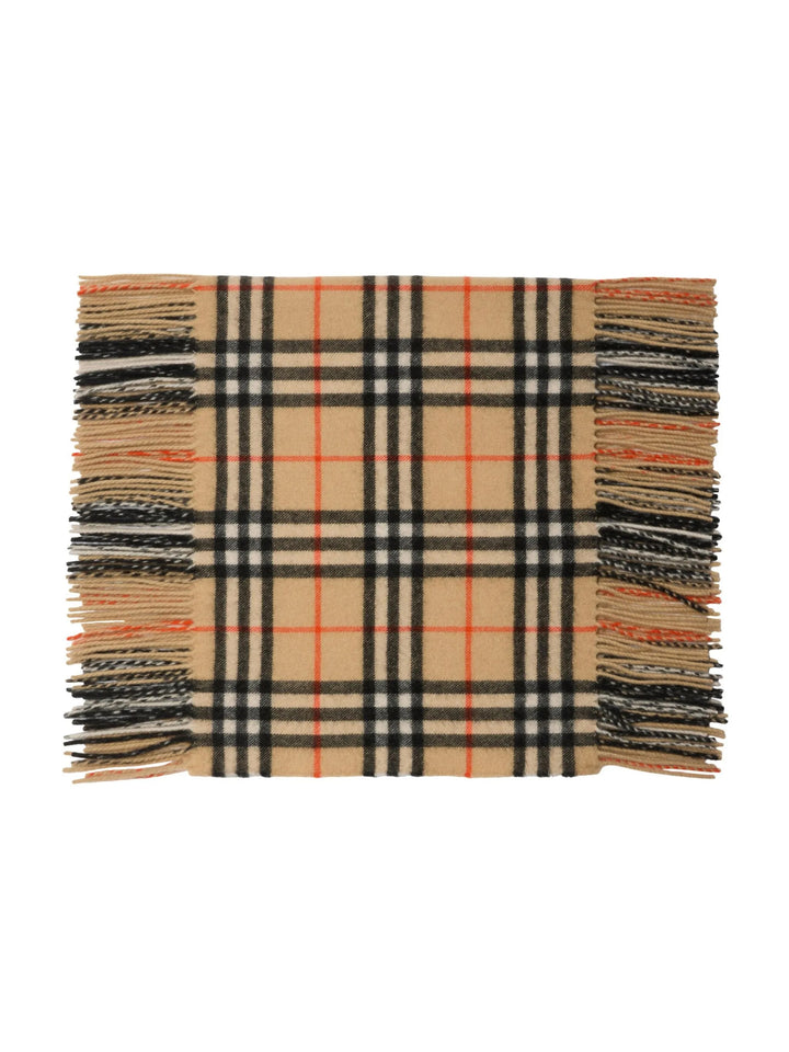 BURBERRY CHECK CASHMERE HAPPY SCARF