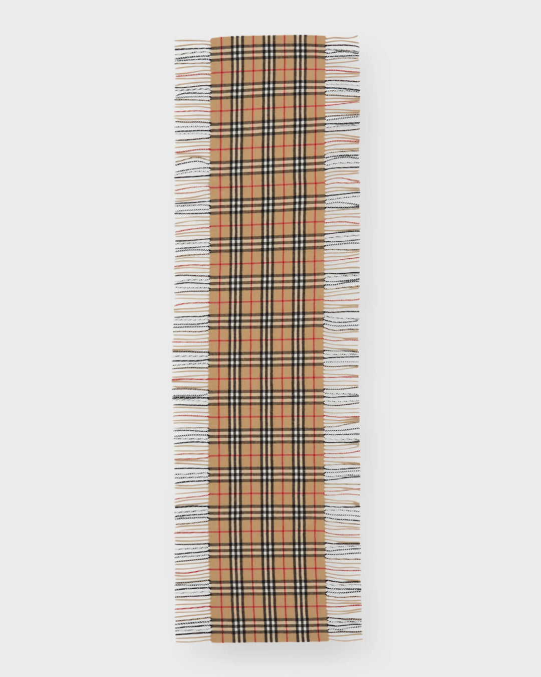 BURBERRY CHECK CASHMERE HAPPY SCARF