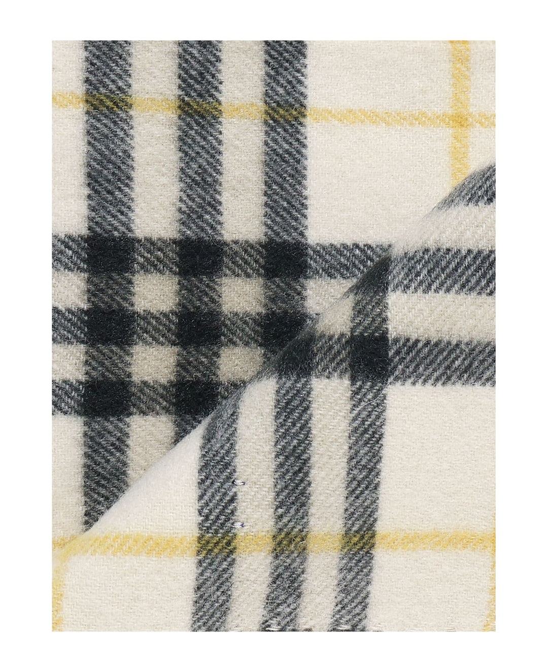 BURBERRY HOUSE CHECK CASHMERE FRINGED SCARF