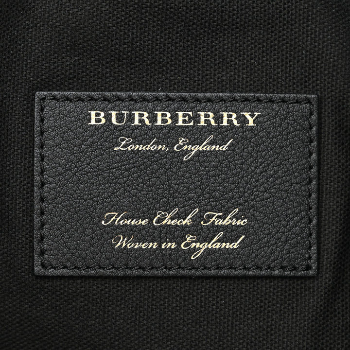 BURBERRY DERBY HOUSE CHECK CORNWALL CALFSKIN LEATHER HOBO BAG