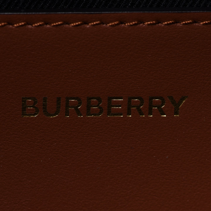 BURBERRY E-CANVAS ICON STRIPE SONNY BUM BAG