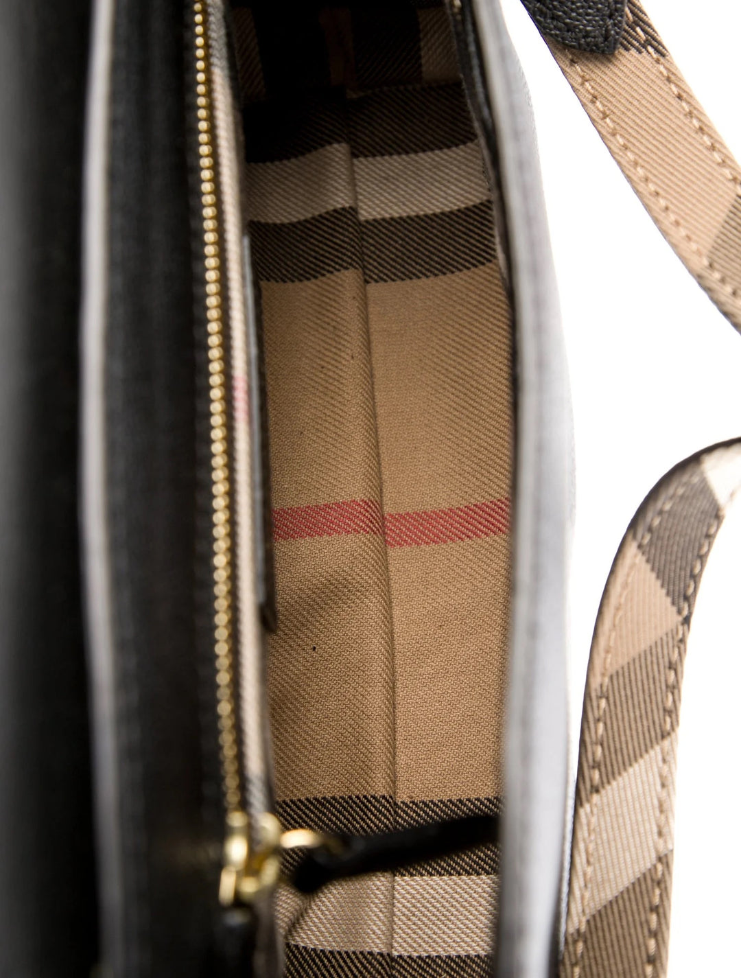 BURBERRY CALFSKIN LEATHER MEDIUM BUCKLE CROSSBODY BAG