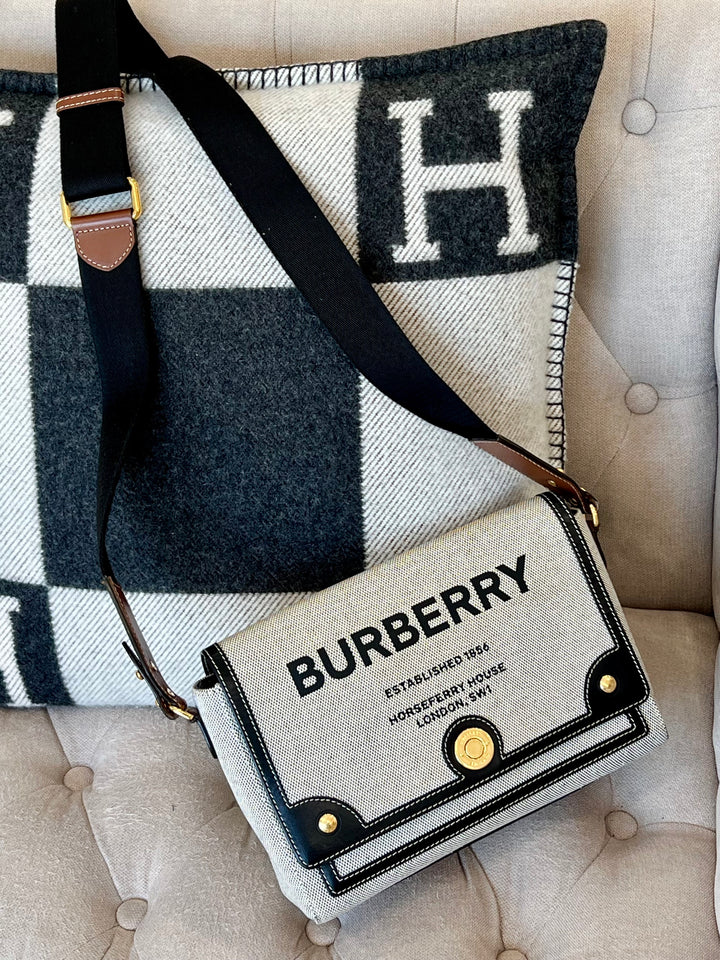 BURBERRY HORSEFERRY NOTE SHOULDER BAG