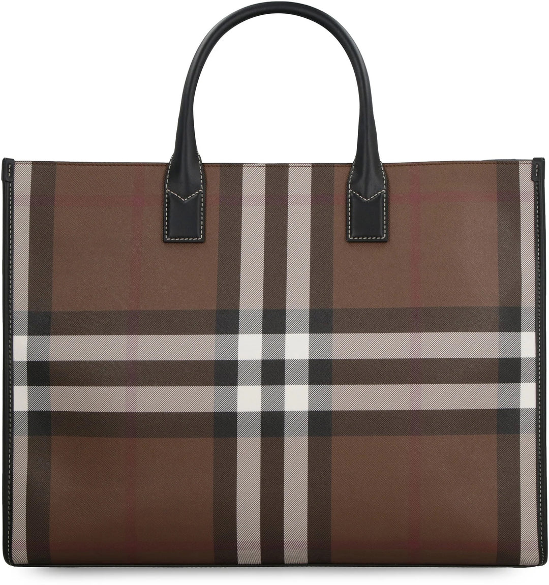 BURBERRY HOUSE CHECK DENNY CHECK TOTE