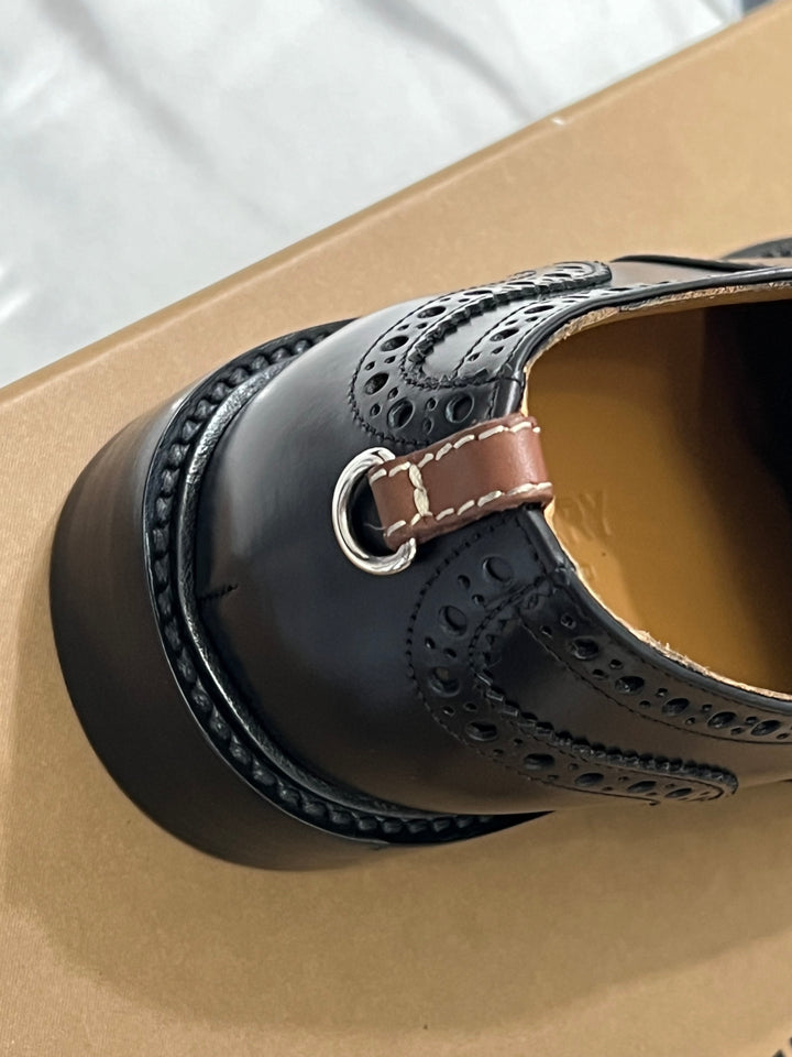 BURBERRY OXFORD BROGUES LEATHER SHOES – Caroline display picture 3