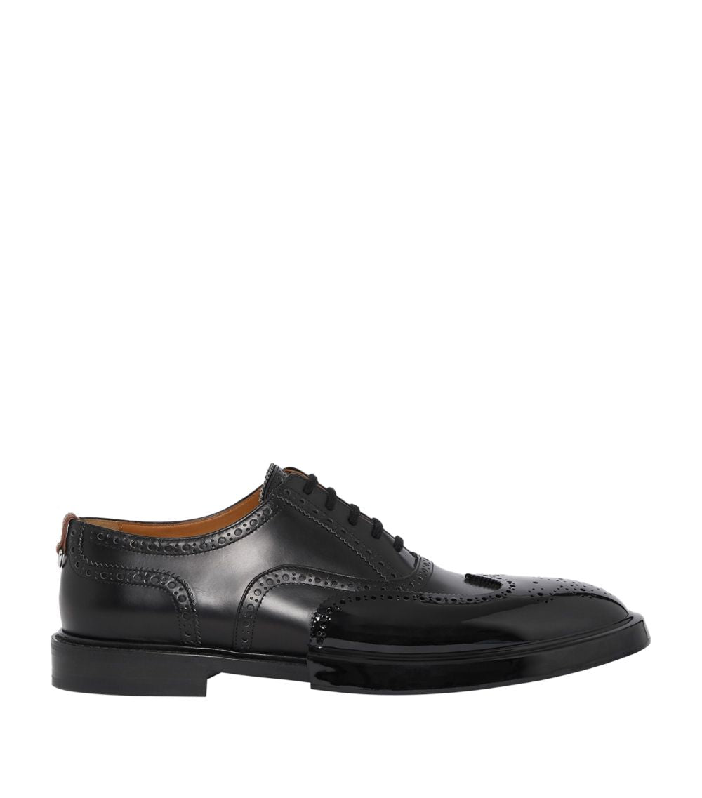 BURBERRY OXFORD BROGUES LEATHER SHOES